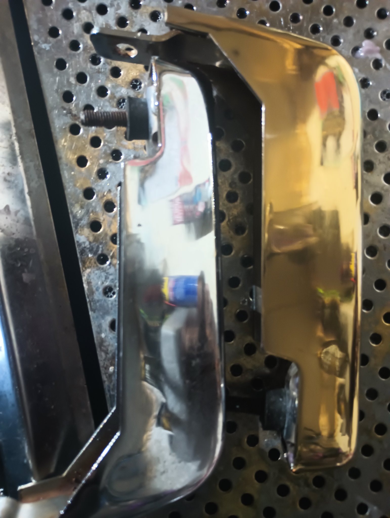 ChromeKarats gold plating work — Chrome & Gold Door Handle